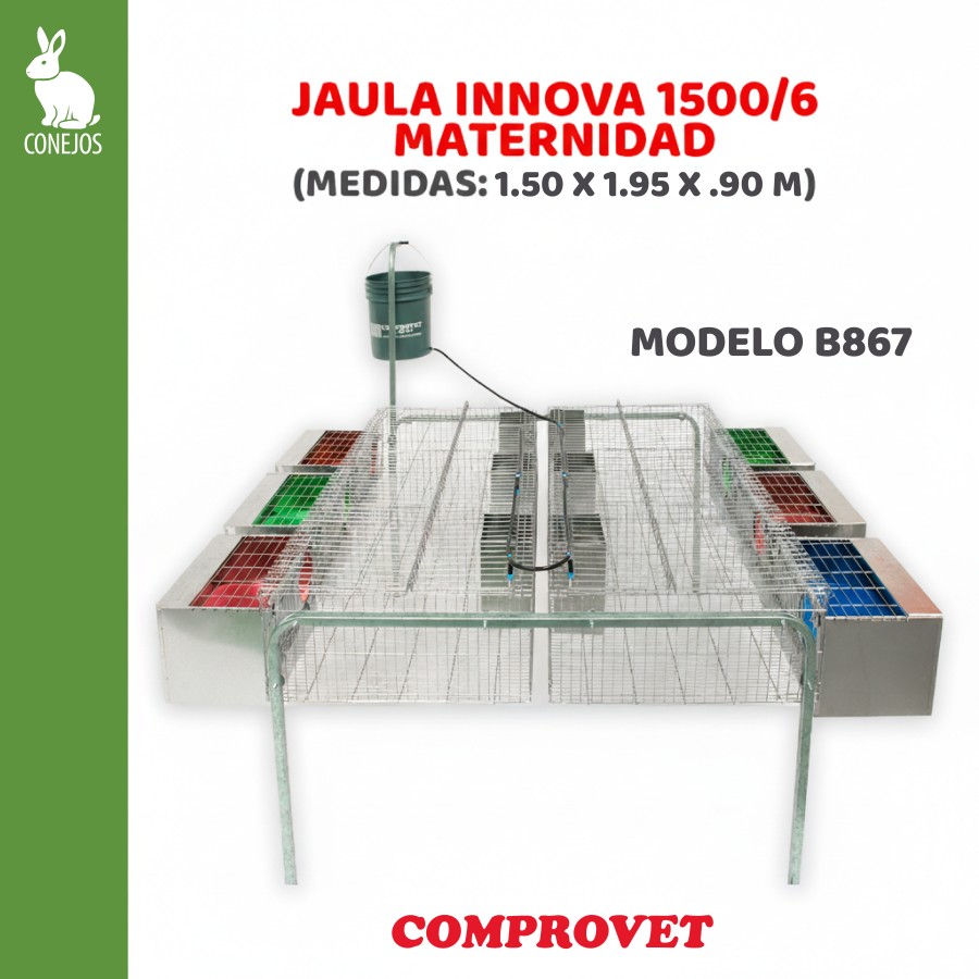 Modulo innova 1500/6 M de 2 jaulas