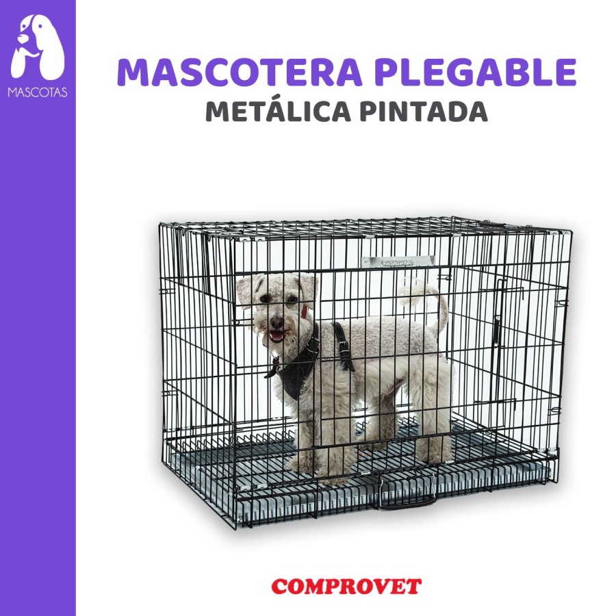 Mascota Plegable Mediana Metálica 24 pulgadas